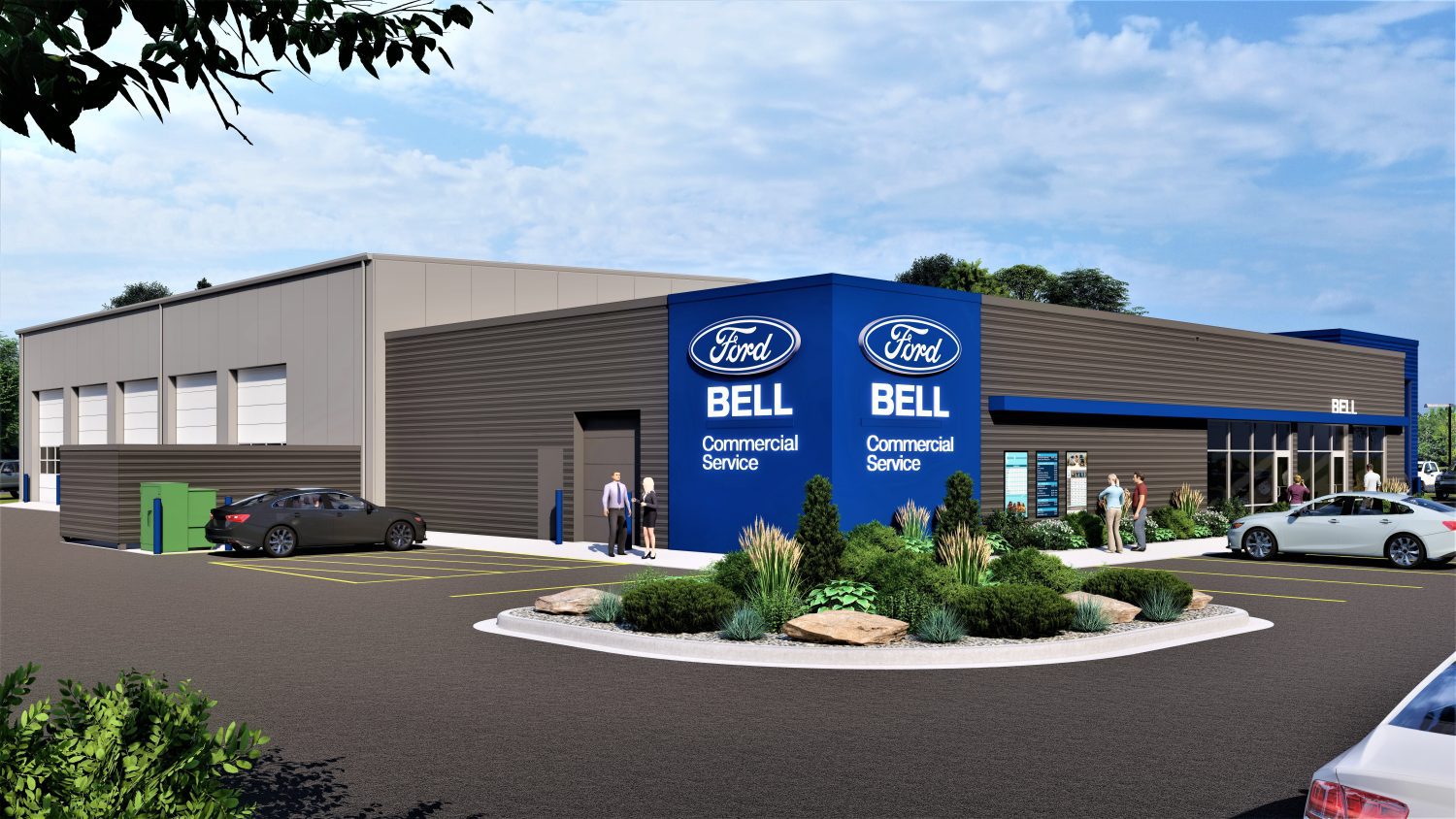 Bell Ford scaled - Keller, Inc. to Build for Bell Commercial Vehicle Service Center